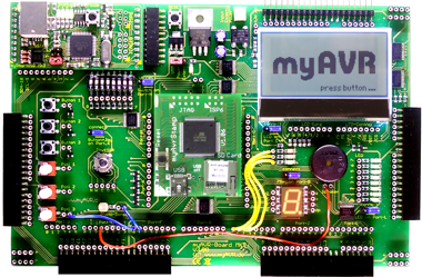 myAVR Board MK3 256K PLUS, equipped 