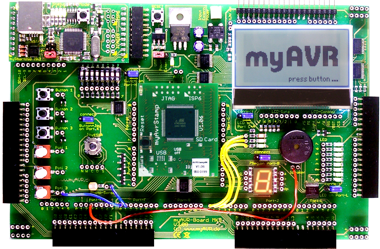 myAVR Board MK3 64K, equipped 